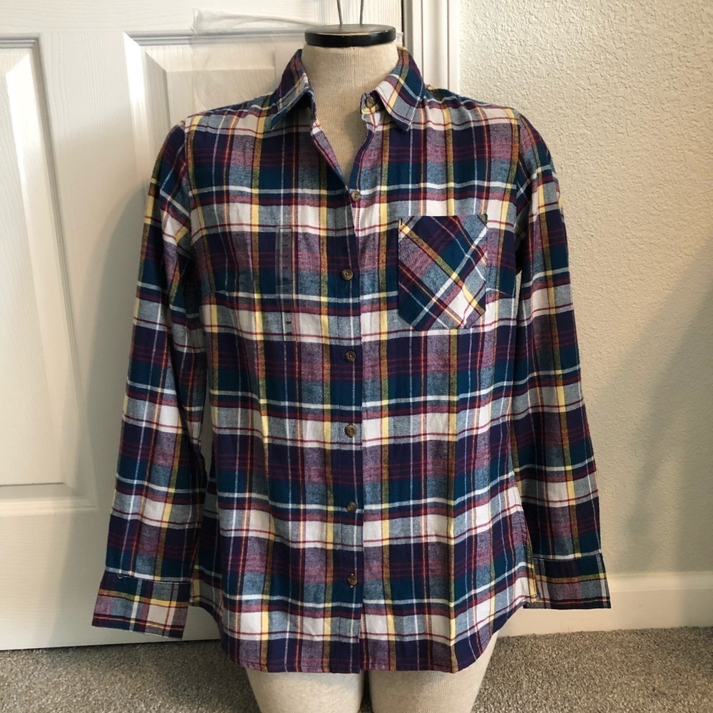 FIELD & STREAM/ lightweight woman’s flannel/ SM